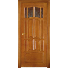 По материалу дверей,Дверь из массива сосны Ампир ДВО, тонировка под орех