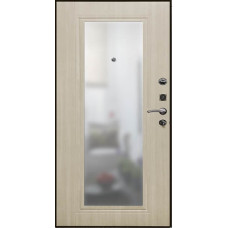 Входные двери,Дверь Титан Мск, SD-Prof-10 Троя с зеркалом - Венге / Дуб светлый