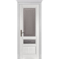 Белорусские двери, Аристократ 3 ПВДО, белая эмаль, массив дуба