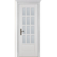 Белорусские двери, Лондон 1 ПВДО, белая эмаль, массив дуба