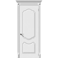 Межкомнатная дверь Стелла ДГ, эмаль белая
