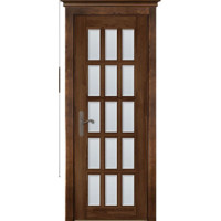 Белорусские двери, Лондон 2 ПВДО, античный орех, массив DSW