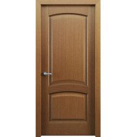 Межкомнатная шпонированная дверь Классик 104 ПГ, Карельский орех