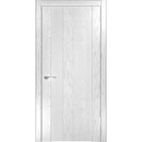 Ульяновские двери Орион-3 лакобель, Дуб белая эмаль