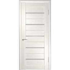 По материалу дверей,Ульяновские двери ЛУ-22 Белый триплекс, экошпон, беленый дуб