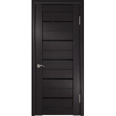 По стилю дверей,Ульяновские двери ЛУ-22 Лакобель черное, экошпон, венге