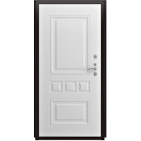 Дверь Титан Мск - Lux Аура, Темный орех/ Белый Винорит