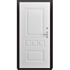 Входные двери,Дверь Титан Мск - Lux Аура, Темный орех/ Белый Винорит