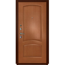 Входные двери,Дверь Титан Мск - Lux-3 A, Медный антик/ Панель шпонированная Лаура анегри 74