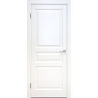 Ульяновские двери Престиж 3 с багетом ДГ, Белая эмаль