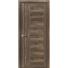 Каталог,Дверь межкомнатная L117 ДО, дуб эдисон коричневый