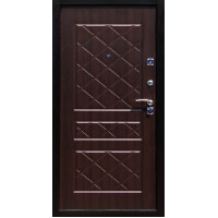 Входная металлическая дверь Eco, Медный антик / Венге