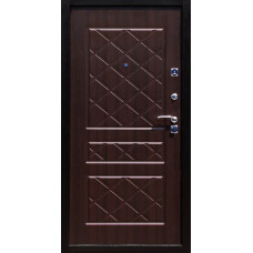 Входные двери,Входная металлическая дверь Титан Мск Eco, Медный антик / Венге