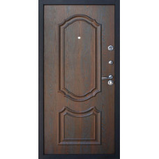 Входные двери,Входная металлическая дверь Титан Мск Венеция, Черный шелк / Венге с патиной 3D