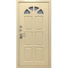Входные двери,Входная металлическая дверь Турин, RAL-7024 эмаль/ RAL-1015 эмаль