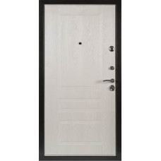 Входные двери,Входная металлическая дверь Мюнхен, Антик темное серебро U-2 / Ясень патина