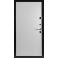 Входная металлическая дверь Верона, Антик темное серебро U-2 / Софт милк