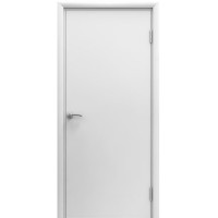 Дверь PSD пластиковая влагостойкая одностворчатая гладкая, композитный ПВХ, Белый