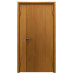 Дверь PSD пластиковая влагостойкая, двустворчатая, композитный ПВХ, цвет миланский орех