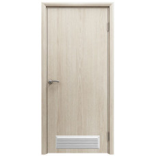 По материалу дверей,Дверь пластиковая влагостойкая с вентиляционной решеткой, композитный ПВХ, цвет дуб