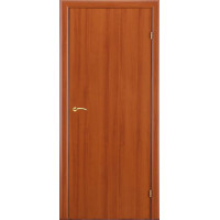 Финская дверь, ламинированная с четвертью, гладкая, орех