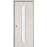 Дверь Гост ДО L2 РФ без четверти, ламинированная, беленый дуб