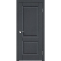 Дверь межкомнатная, Alto 6 ДГ, Экошпон soft touch, ясень графит