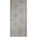 Дверь межкомнатная, Techno M-1, с алюминиевой кромкой, экошпон, муар светло-серый