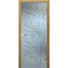 По производителю,Стеклянная дверь Эльвира, Матовое бесцветное стекло с гравировкой