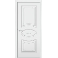 Дверь межкомнатная Б-12 ДГ, эмаль, белый