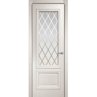 Ульяновская дверь, Бристоль Премиум, белый триплекс Готика, ясень жемчуг