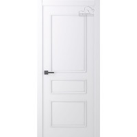 Белорусские двери Ламира-3 ДГ, эмаль белая