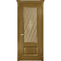Межкомнатная шпонированная дверь Версаль 1 ПО, Дуб мед