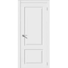 По материалу дверей,Дверь межкомнатная классическая, Квадро-2, глухая, эмаль белая