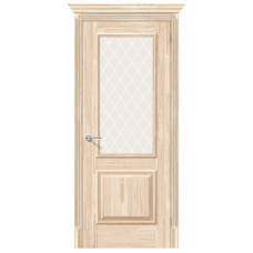 По материалу дверей,Дверь без отделки из массива сосны Классико-13, White Сrystal