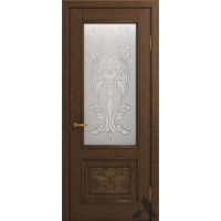 Дверь из массива дуба VIPORTE, Верона Декор ДО, Кофе
