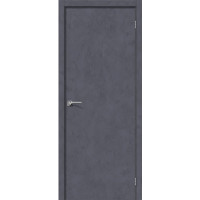 Дверь Экошпон Porta-50 4AF кромка из алюминия, Graphite Art