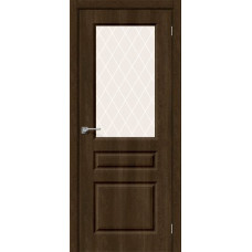 По материалу дверей,Дверь Скинни ПВХ-15 ПО, Dark Barnwood