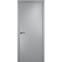 Дверь PSD пластиковая влагостойкая одностворчатая гладкая, композитный ПВХ, Серый
