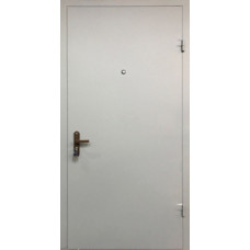 Входные двери,Дверь техническая одностворчатая, Серая RAL 7035