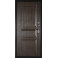 Входная уличная металлическая дверь ДА-71, Венге/ Венге