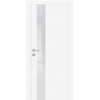 Раменские двери, PX-10 AL кромка хром, белый лакобель, Белый