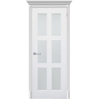 Дверь межкомнатная классическая, Челси 08 ПО, Эмаль белая