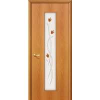 Дверь Ламинированная модель 22 Х рисунок, миланский орех
