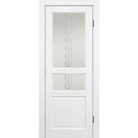 Межкомнатная дверь Джулия -2 ДО, массив сосны, эмаль белый жемчуг