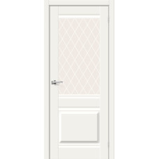 По цвету дверей,Дверь межкомнатная Hard Flex 3D, Прима-3, White Mix