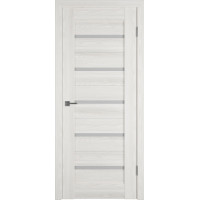 Межкомнатная дверь экошпон Line 1 White Gloss, Bianco