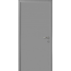 По производителю,Влагостойкая композитная пластиковая дверь, гладкая, цвет серый RAL 7040
