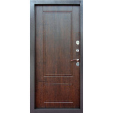 Входные двери,Входная металлическая дверь, Сибирь Термо, черный шоколад/ тиковое дерево