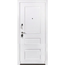 Входные двери,Входная металлическая дверь, Прадо, Муар белый / Муар белый